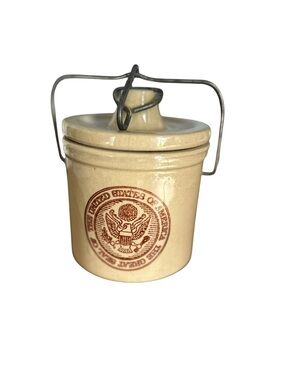 Stoneware USA Seal Crock Jar